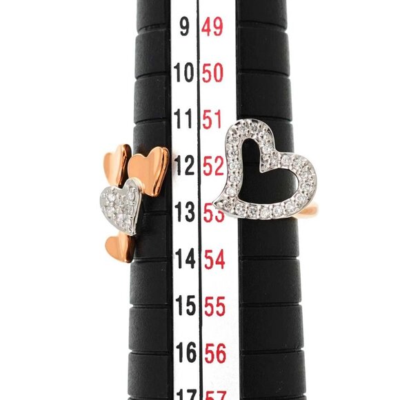 Sirena Azzurro Diamond 0.16ct Ring Pt 18K PG 750 Size6-6.25(US) 90276475 - Picture 3 of 8